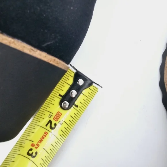 Lifestride Women's Black Microsuede Zenith Chelsea Wedge Ankle Booties Size 9 - Picture 11 of 12